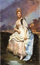 Raimundo de Madrazo Y Garreta Marquise d' Hervey Saint-Denys china oil painting image